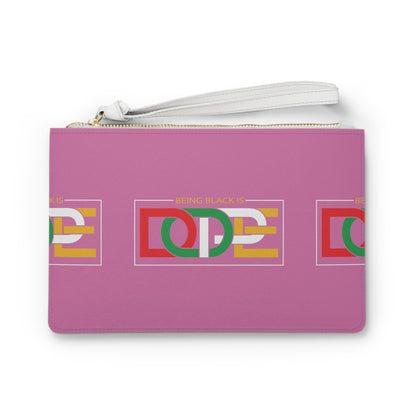 Being Black is Dope Clutch Bag