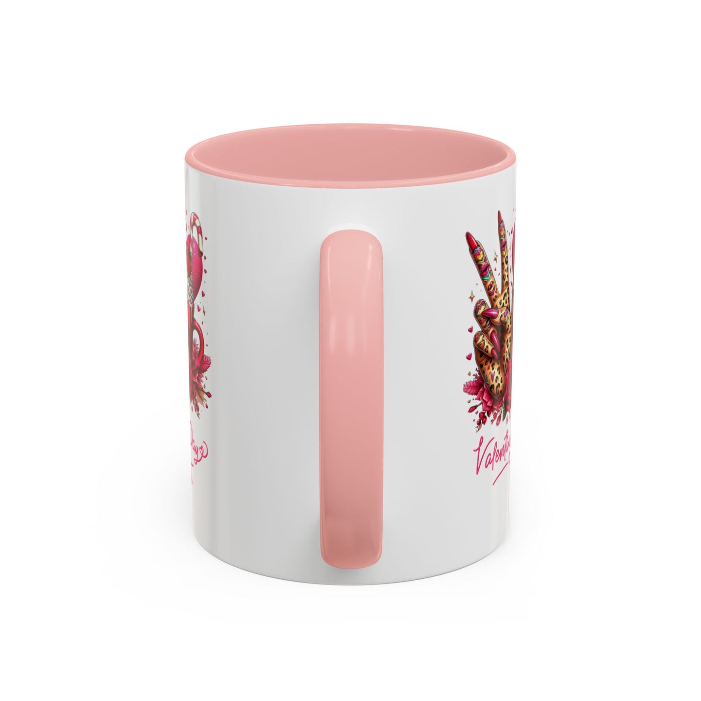 Valentines Accent Coffee Mug (11, 15oz)