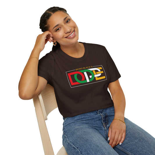 Being Black Is Dope Softstyle T-Shirt