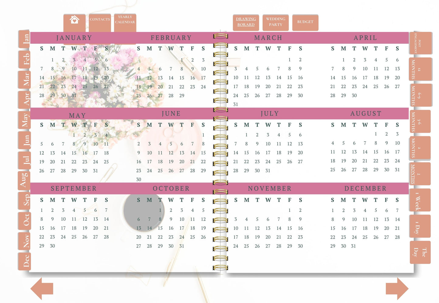 2024 Simple Digital Wedding Planner