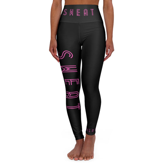 High Waisted Yoga Leggings "Sweat"