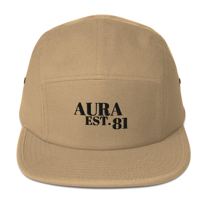 Aura EST. 81 Five Panel Cap