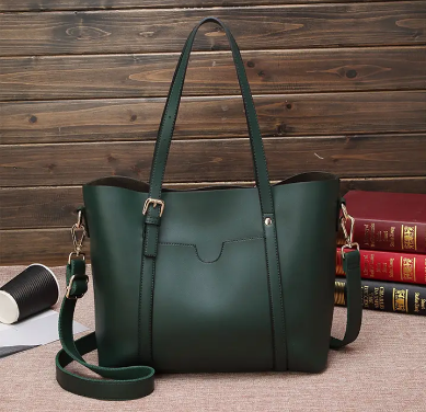 Accity's Women Simple Soft Leather Handbag