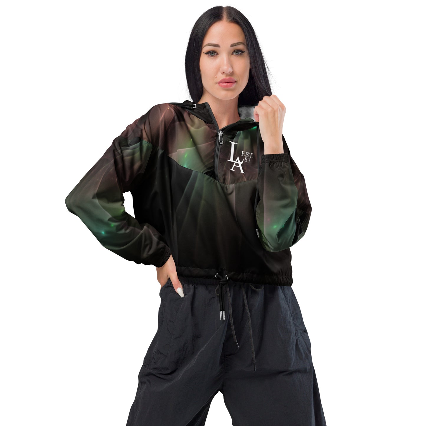 Women’s cropped windbreaker