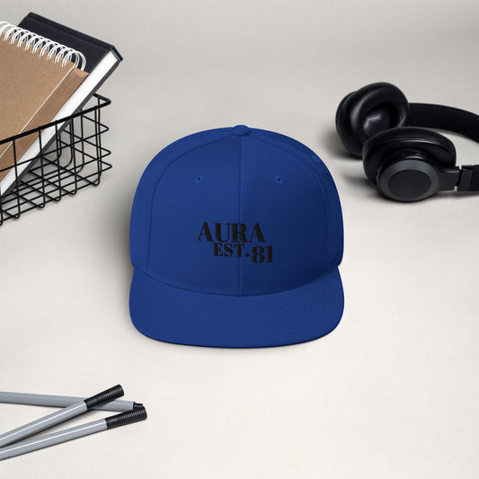 Aura EST. 81 Snapback Hat