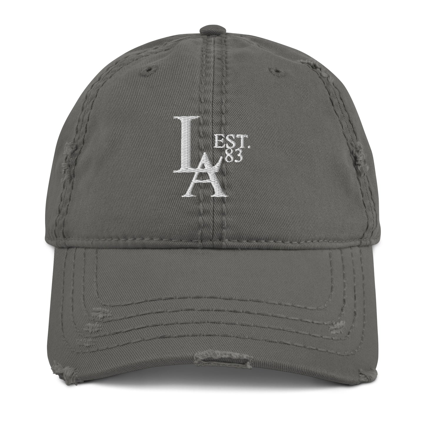 LA EST. 83 Distressed Dad Hat