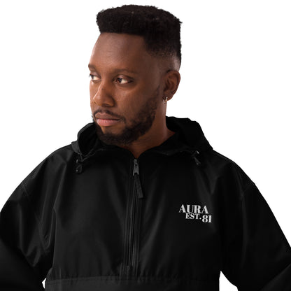 Aura EST. 81 Embroidered Champion Packable Jacket