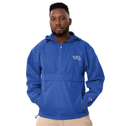 Aura EST. 81 Embroidered Champion Packable Jacket