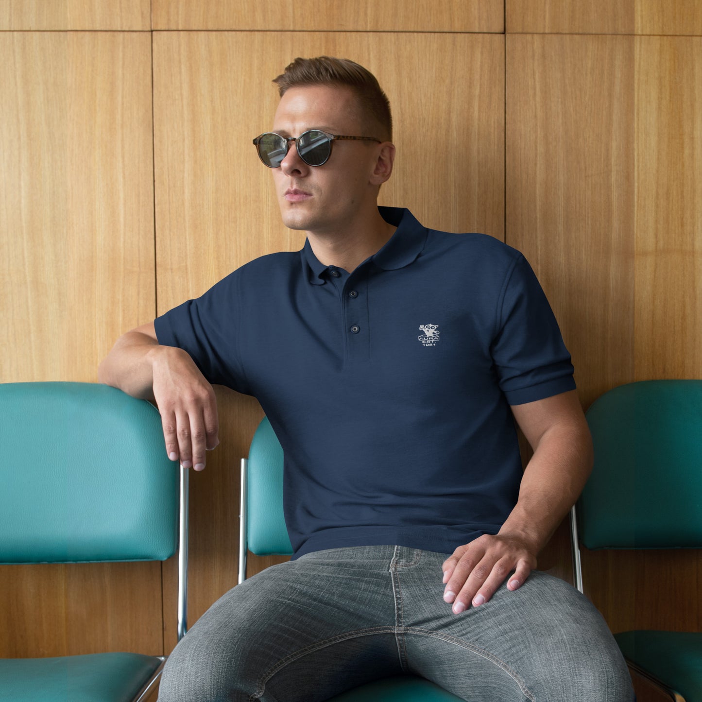 Aura EST. 81 Men's Premium Polo