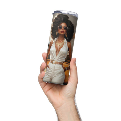 Black Women Stainless steel tumbler