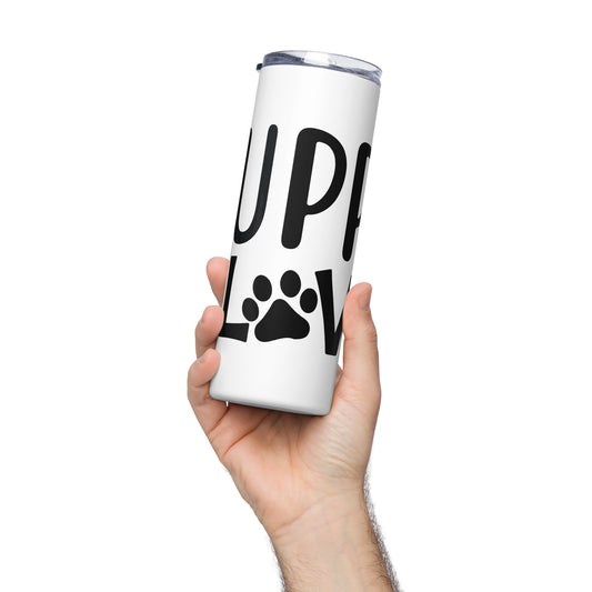 Puppy love Stainless steel tumbler