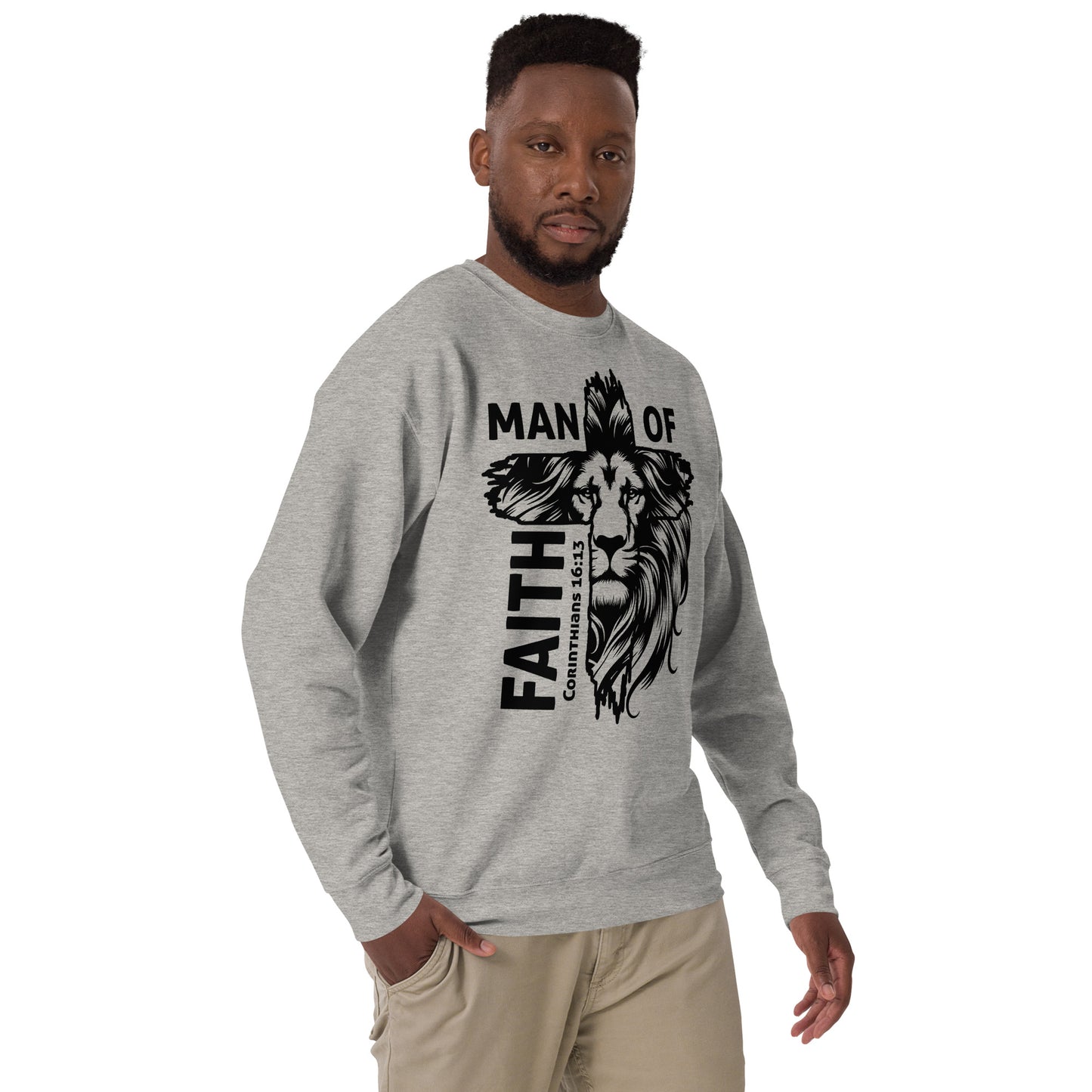 Man of Faith Premium Sweatshirt