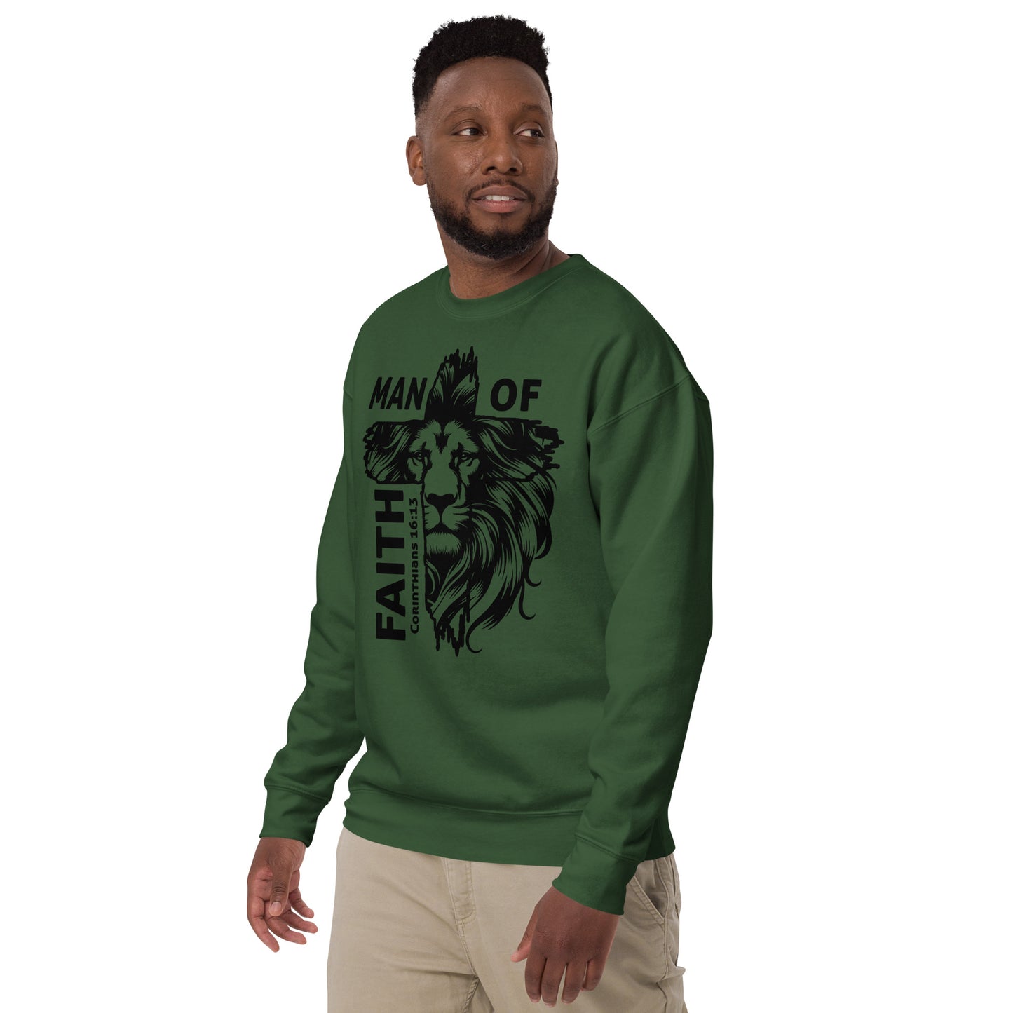 Man of Faith Premium Sweatshirt