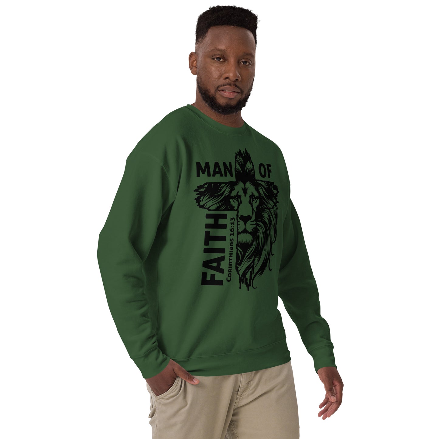 Man of Faith Premium Sweatshirt