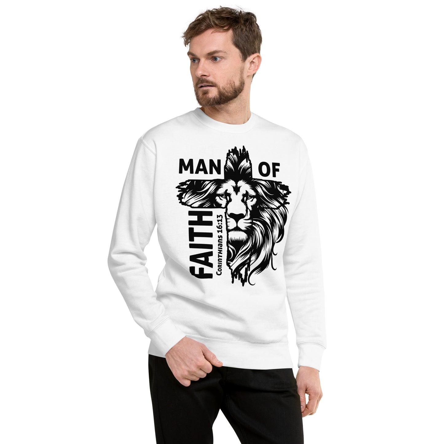 Man of Faith Premium Sweatshirt